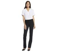 NYDJ Women's Petite Ponte Trouser Pant, Black, 2P