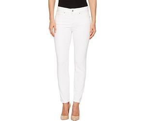 NYDJ Women's Petite Size Alina Ankle Jeans, Pure Optic White, 16P