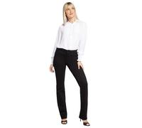 NYDJ Women's Petite Size Marilyn Straight Leg Jeans, Negro, 44 ES/Chiquita para Mujer