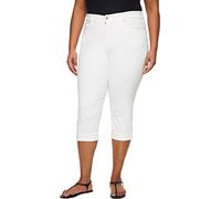 NYDJ Women's Plus Size Marilyn Crop Cuff Jean, Optic White, 18W