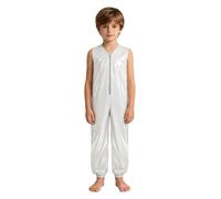 Nyeemya Niña Traje Impermeable Un Solo Cuerpo Rompevientos Anti Desgarro Marfil 7-8 años