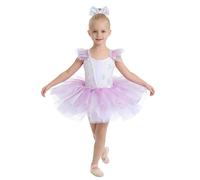 Nyeemya Ropa De Ballet para Niña Vestido Baile Princesa Bailar Actuación En El Escenario Desfile Un Morado 2-3 años