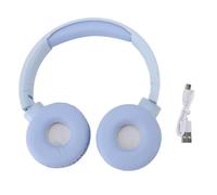 NYFEIZI Bluetooth Headphone Stereo Heavy Bass Lossless Rechargeable Wireless Headset 3.5mm Port for Sports Gaming (Azul)