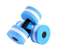 NYFEIZI EVA Water Aerobics Dumbbell Aqua Fitness for Swimming Pool Exercise Blue Foam Lightweight Float 2PCS