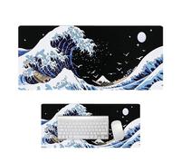 NYGGTYK 1 alfombrilla de ratón para juegos, alfombrilla de escritorio grande para juegos, alfombrilla de ratón grande, accesorio para juegos de escritorio, alfombrilla de teclado lavable, adecuada