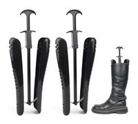 NYGGTYK 1 par de tensores de botas moldeados, tensores de botas, soportes de resortes de botas, hormas ajustables para botas de media altura, botas de nieve y botas de piel, Negro , 29 cm