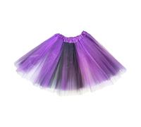 NYGGTYK 1 Pieza Tutú Adulto Negro Y Morado, Elegante Diseño De Tul, Falda De Tul, Disfraz De Ballet, Disfraz De Cisne Negro, Vestido De Mujer, Adecuado para Bailarinas De Ballet