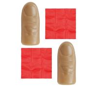 NYGGTYK 2 Piezas De Dedos Simulados Y 2 Piezas De Bufandas, Suministros Mágicos, Accesorios De Rendimiento, Accesorios Creativos, Juguetes Novedosos.