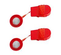 NYGGTYK 2 Piezas De Llave De Bloqueo De Seguridad De La Cinta De Correr Roja, Tecla De Interruptor De Parada De Emergencia Magnética, Accesorios De Seguridad De La Cinta De Correr.