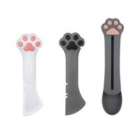 NYGGTYK 2 Piezas De Pala Enlatada con Garra De Gato, 1 Pieza De Cuchara De Tira De Gato, Cuchara De Alimentación De Mascotas, Cuchara Enlatada Multifunción, Lindos Suministros para Mascotas.