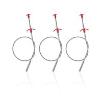 NYGGTYK 3 garras, barra telescópica automática de resorte, pinza elástica, garra flexible, canal, gancho de limpieza de tuberías, herramienta de agarre de 60 cm, agarrador de drenaje