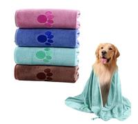 NYGGTYK 4 Piezas De Toallas para Mascotas, Toallas De Baño De Gatos Y Perros, Toallas De Lujo Suaves, Toallas Absorbentes Reutilizables, Suministros para Mascotas