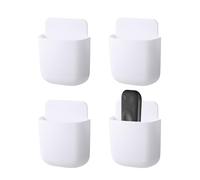 NYGGTYK 4 soportes para mando a distancia, soporte para mando a distancia, organizador de pared, color blanco