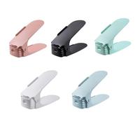 NYGGTYK Estante de Zapatos de 5 Piezas, Rejilla Creativa, Titular Ajustable, Accesorio de Armario de Doble Capa