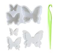 NYGGTYK Forma De Mariposa, Herramienta De Molde De 1 Pieza, Forma De Silicona Fundida, Forma De Vela De Aromaterapia De Bricolaje, Forma Creativa