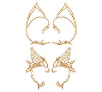 NYGGTYK Pares De Once Pendientes Dorados, Pendientes De Metal Personalizados, Pendientes Simples Y De Moda para Mujeres, Clips De Orejas De Juego, Accesorios De Ropa