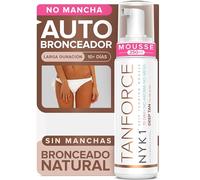 NYK1 TanForce Autobronceador Para Bronceado Natural (250ml) Autobronceadora Para Un Acabado Suave Y Sin Marcas - Secado Rápido, Sin Transferencia, Autobronceadora Gradual Para Rostro Y Cuerpo