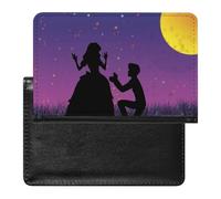 NYKVTG Funda Pasaporte Portadocumentos Viaje Cásate Conmigo Porta Pasaporte Documentos para Mujer Hombre