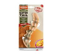 Nylabone, Extremadamente Fuerte para Masticar, Cola de cocodrilo, Juguete de Nylon Resistente, Sabor Pollo, Grande - para Perros de hasta 23 kg