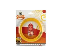 Nylabone Extreme Tough Dog Chew Toy Anillo Gigante, Duradero, Sabor Bacon y Hamburguesa con Queso, grande, para Perros de hasta 23 kg
