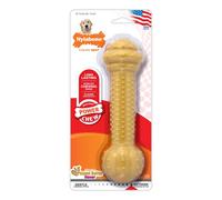 Nylabone Extreme Tough Dog Chew Toy Barbell Bone, Allergen-Free Peanut Butter Fl