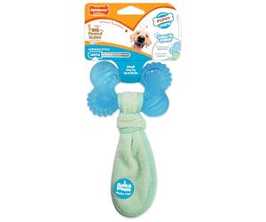 Nylabone Hueso Apto para Congelar Cachorros, Sabor A Mantequilla De Cacahuete 90 g