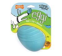 Nylabone Juguete interactivo para perros Eggi para enriquecimiento de perros, juguete flotante hinchable para perros para juego creativo y ejercicio de perros EGGI (1 unidad)