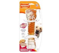 Nylabone Juguete masticable de Hueso Texturizado de edición Limitada para | Juguetes masticables duraderos, edición limitada, de larga duración, desalienta la masticación destructiva