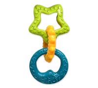 Nylabone Juguete masticable en Forma de Hueso para la higiene Dental de Perros con mordida agresiva, Hueso con Textura, Mezcla de sabores, para Cachorros de hasta 11 Kilos 119 g
