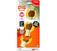 Nylabone Juguete masticable en forma de hueso para la higiene dental de perros con mordida agresiva 228.7 g