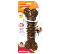 Nylabone Juguete masticable Hueso para higiene dental, mordida agresiva, mezcla de sabores, 260g XL