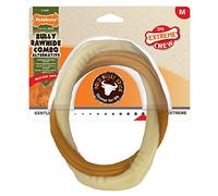 Nylabone Juguete masticable en forma de hueso para la higiene dental de perros con mordida agresiva 237.2 g