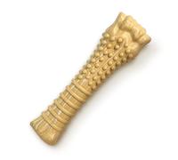 Nylabone Juguete masticable para higiene Dental en Forma de Hueso para Perros con mordida agresiva, Sabor a Mantequilla de Cacahuete, para Perros Adultos de más de 23 Kilos 213.2 g