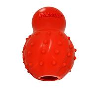 Nylabone Juguete masticable para Rellenar Fabricado en Goma Natural, Sabor a beicon, Apto para Perros Grande (hasta 23 kg), L, Red 1 Unidad 500 g