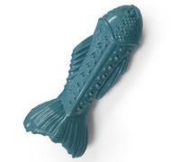 Nylabone Love Our Oceans - Juguete masticable con Textura de Pescado para Perros, Huesos masticables reciclados y sostenibles para Perros, Juguetes para Perros Fabricados en Estados Unidos, Sabor