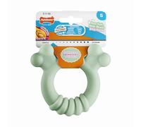 Nylabone, Mordedor para cachorros con material sensorial, Juguete para masticar, Sabor: Pollo, Pequeño - Para cachorros de hasta 11 kg