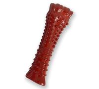 Nylabone Power Chew Basted Blast - Juguetes masticables para Perros de Doble Sabor para masticadores agresivos, Huesos de Perro duraderos con 2 Capas de Sabor, Sabor a Tocino y Filete, XL/Souper (1