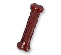 Nylabone Power Chew - Juguete clásico para Masticar Huesos para Perros, Juguetes duraderos para masticadores agresivos, Sabor a Tocino y Filete, Mediano/Lobo (1 Unidad)