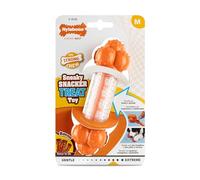 Nylabone, Sneaky Snacker, Juguete Texturizado para Perros con golosinas, Sabor: Bacon, Mediano - para Perros de hasta 16 kg