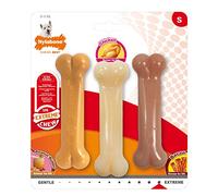 Nylabone Mordedor para perro Hueso masticable Extreme Talla S Sabores varios Pack de 3