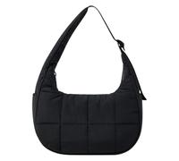 Nylon Crescent Bag, Lightweight Women's Underarm Carryall, 9.84x3.94x6.1 Inches Soft Puffy Boho, Portable Bag for Shoulder Purse, Fashion Purses Soft Trave