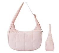 Nylon Crescent Bag, Underarm Shoulder, Large-Capacity and Lightweight Quilted Tote, Stylish Everyday Use, Perfect For Gym, Travel, Work & Outdoor