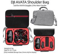 (Nylon Gris rojo44116) Bolsa de transporte para drones DJI Avata, multifuncional, portátil para exteriores.