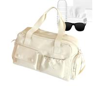 Nylon Gym Tote Bag 40cm Lightweight Waterproof Weekend Travel For Women