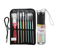 Nylon Hair Paint Brush Set 8Pcs Artist Painting Brushes Solids Wood Hand Made for Watercolor Gouache Acrylic Oil Painting Lovers Adults Kids Christmas Gifts