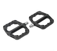 Nylon para pedales de bicicleta de montaña, plataforma ancha antideslizante | Rodamientos y eje de acero cromado para pedales planos MTB Off Road Cycling