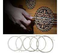 Nylon Plate Silver Cobre Aley Strings Set Reemplazo de Resonancia Duradera Ligera para Jugadores OUD (10strucciones)
