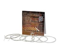 Nylon Strings Set for Oud Guitar, Plata Aleación de Cobre Chapada Claro, Tensión Normal, Repuesto Accesorio, 11 Strings, for Profesional, Aprendices, Instrumentos Tradicionales