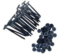 Nylon Universal Cable Tie Buckle, Heavy Duty Self-Locking Nylon Zip Ties Holder, Multipurpose Plastic Cable Ties Tool for Car Daily Repair Quick Fix (100pcs)