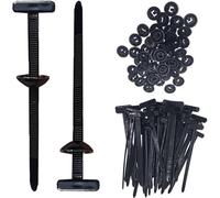 Nylon Universal Cables tie Buckle, Multi-Purpose Nylons Cables Management, Nylon Universal Cable tie Buckle Fixion tools for Car Daily, Stop Loose Parts (50pcs)